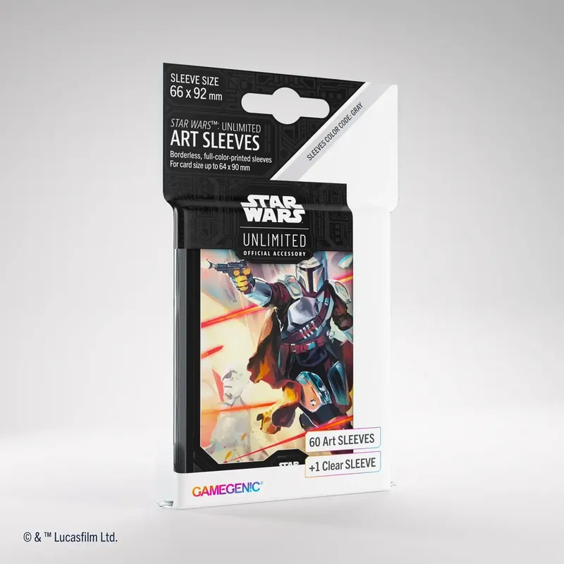 Star Wars Unlimited Art Sleeves - Mandalorian - Nedsatt pris