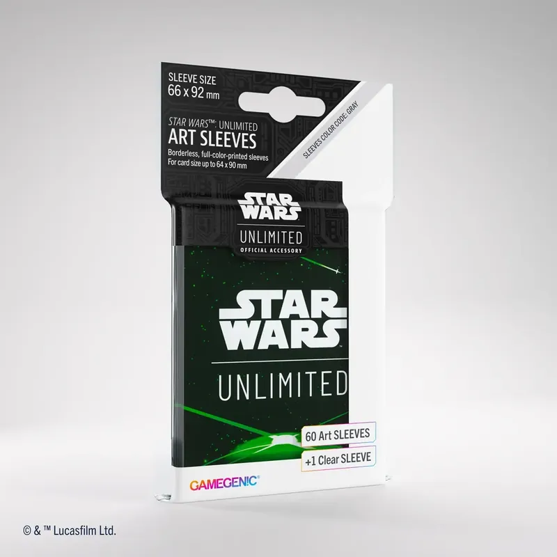 Köp direkt - Star Wars Unlimited Art Sleeves - Card Back Green
