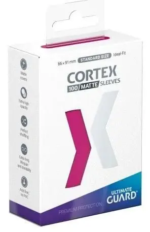 Ultimate Guard Cortex Sleeves Standard Size Matte Pink 100 Ultimate Guard - Lägg i varukorg