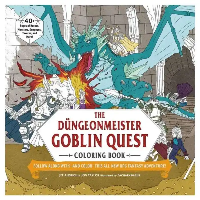 Beställ direkt - Dungeonmeister Goblin Quest Coloring Book