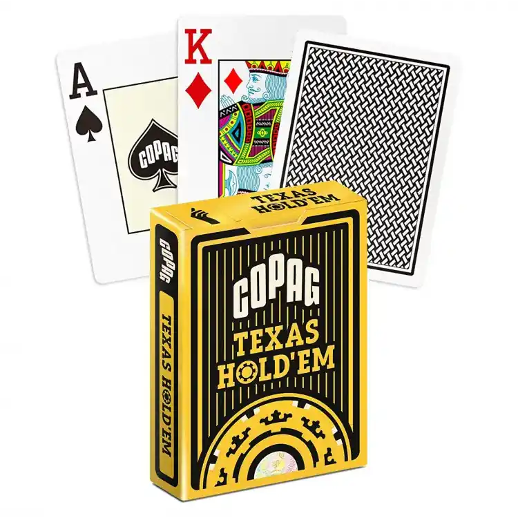 Copag Texas Hold‘em poker cards (Black) - Professionell kvalitet
