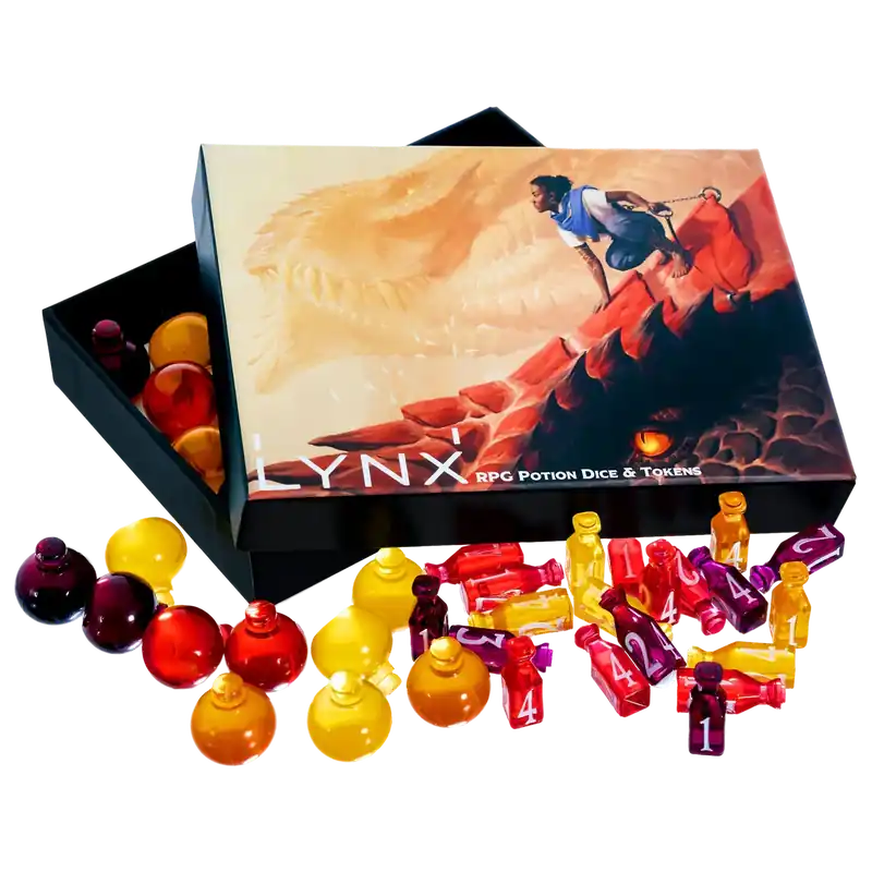Tillverkarpris - DnD Healing Potion Markers & Dice For Dungeons & Dragons (D&D)