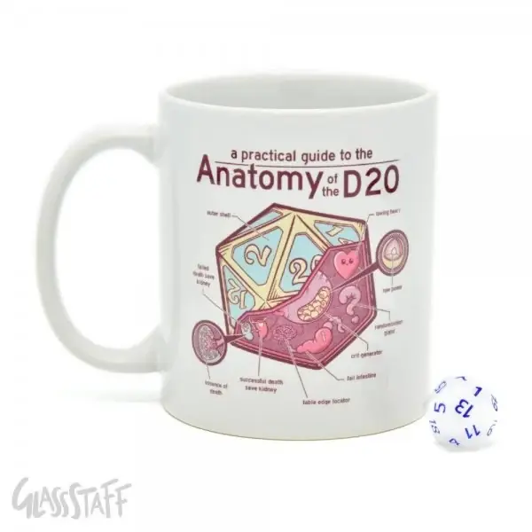 Kampanjen går snart ut - Anatomy of the D20 Gift Mug