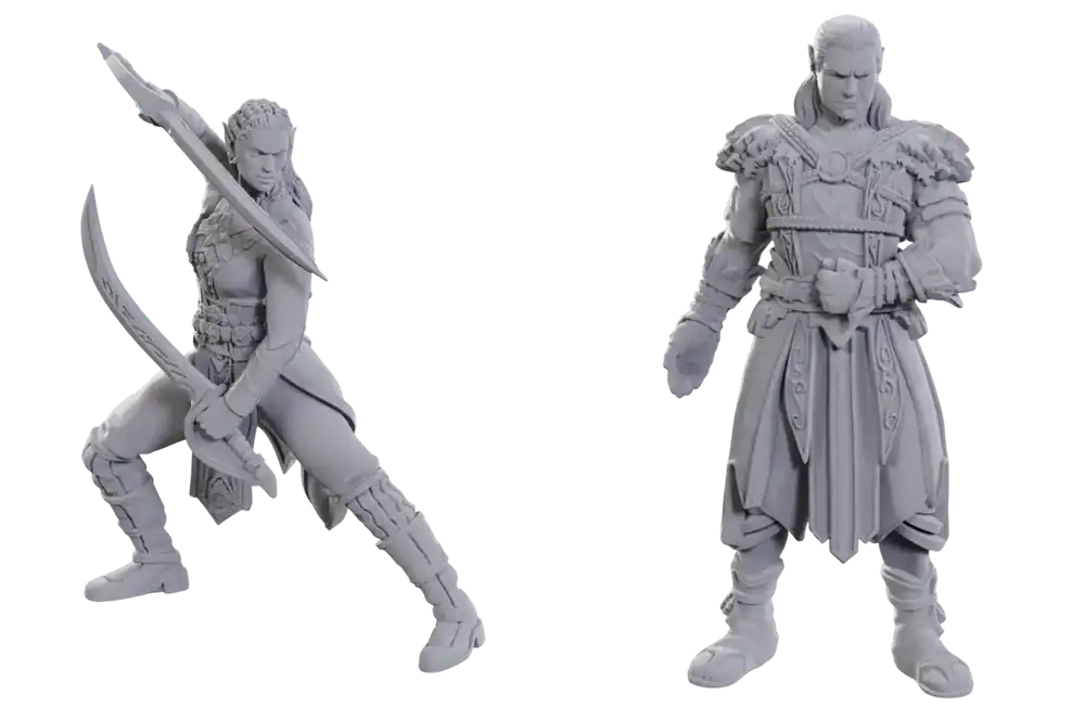 D&D Nolzur‘s Mini SE BG3 - Jaheira & Halsin | Mycket populär