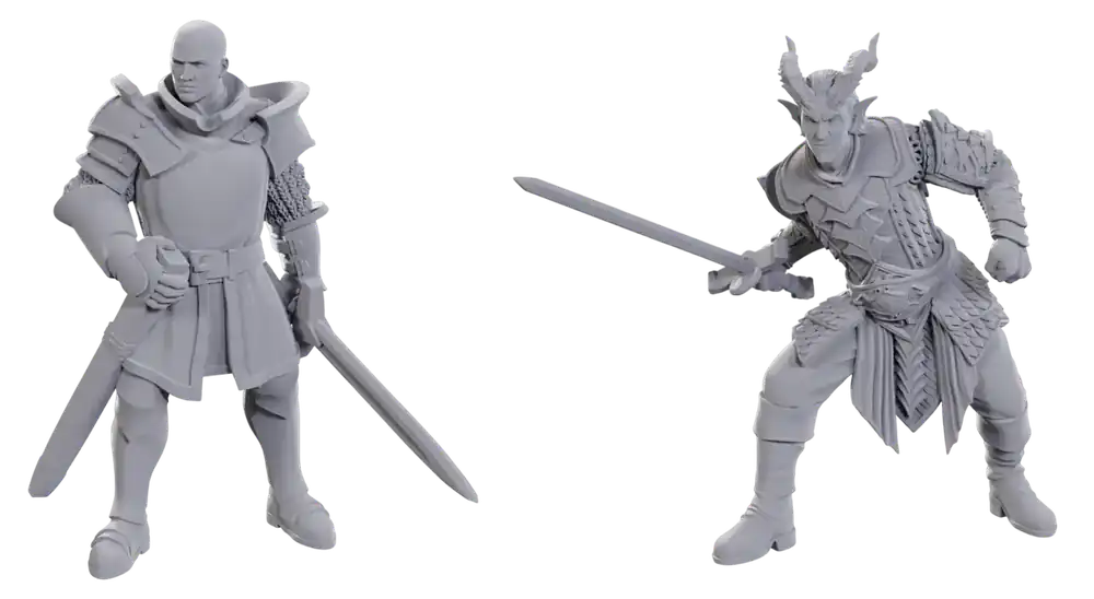 D&D Nolzur‘s Mini SE BG3 - Ulder Ravengard & Zevlor - Reapris
