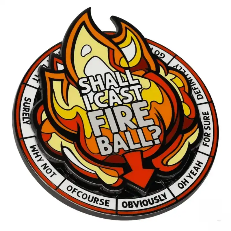 Casting Fireball Spinner Pin | Snart slut