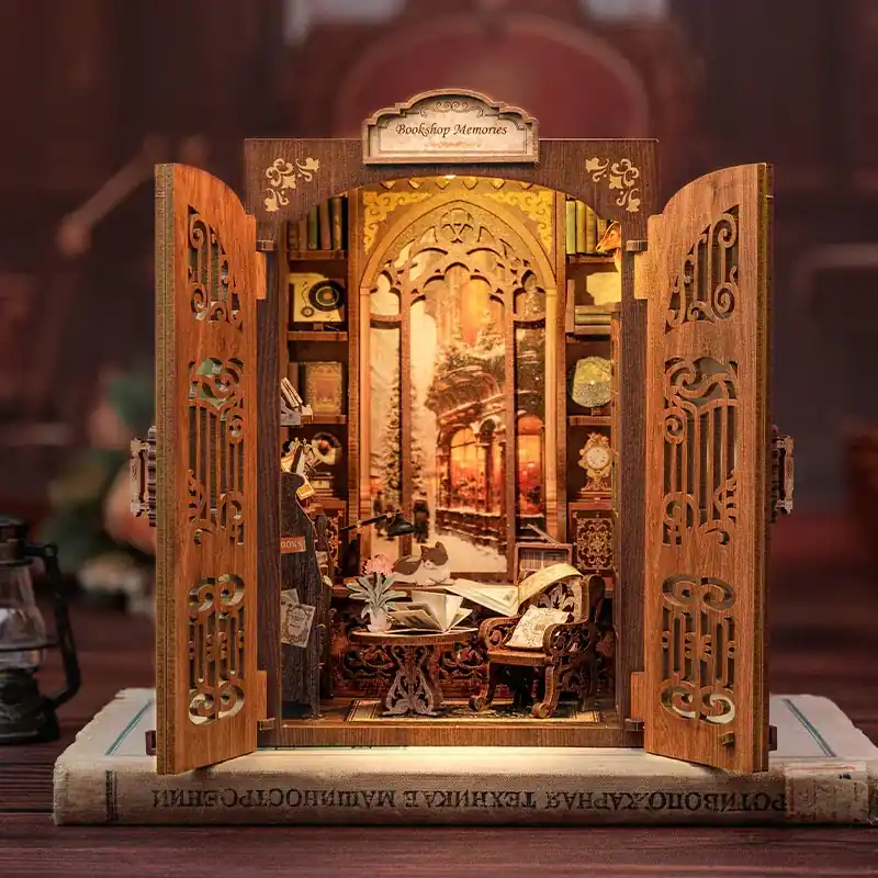 Bookshop Memories - Book Nook Kit - CuteBee - Fyndpris