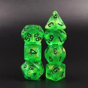 A Role Playing Dice Set Forest Green - Nyhet hos oss