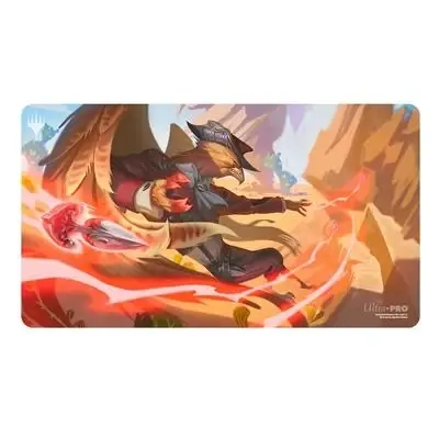 Outlaws of Thunder Junction Playmat Red for Magic The Gathering | Premiumkvalitet
