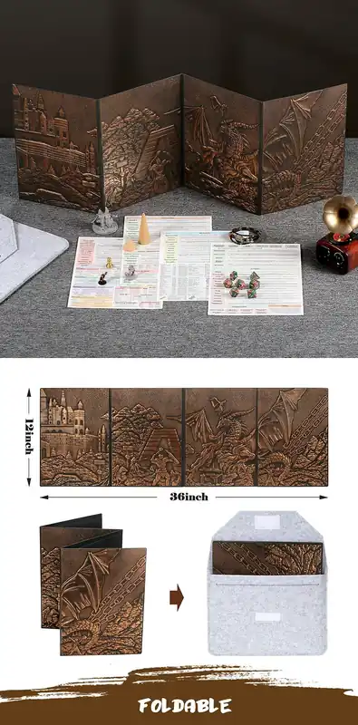 Tillverkarpris - Dungeon Masters Screen Copper
