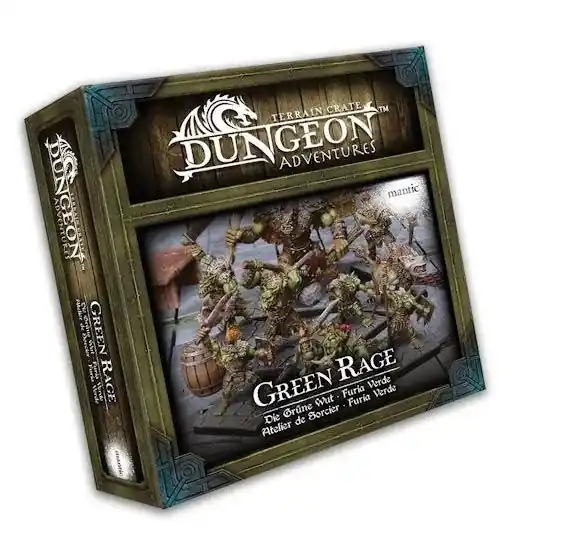 Rea - Dungeon Adventures Green Rage (Miniatyrer för Rollspel)