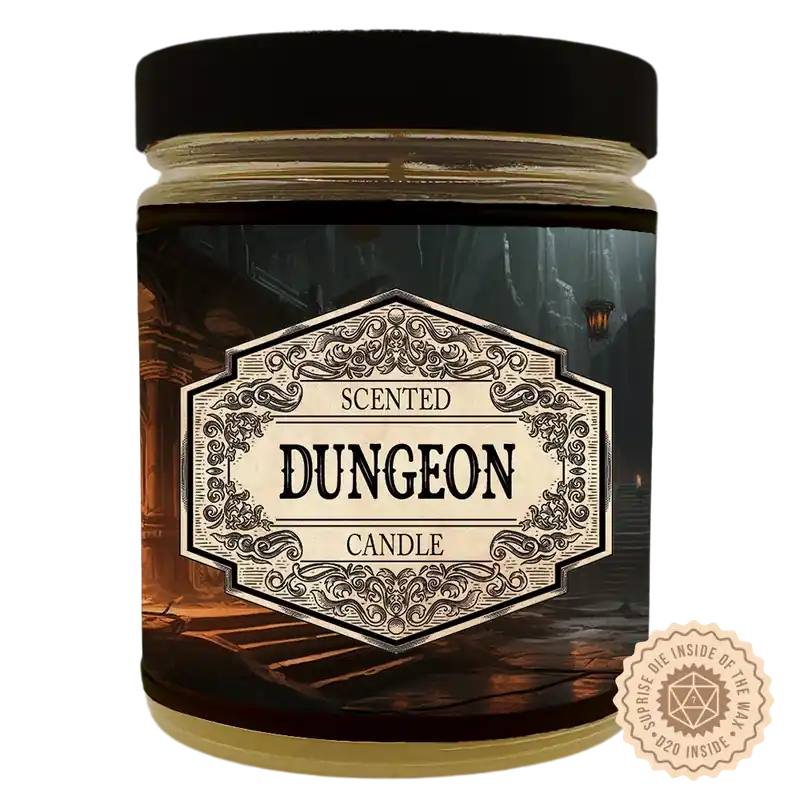 Scented Candle Dungeon with Surprise D20 Dice - Nyhet i webbutiken