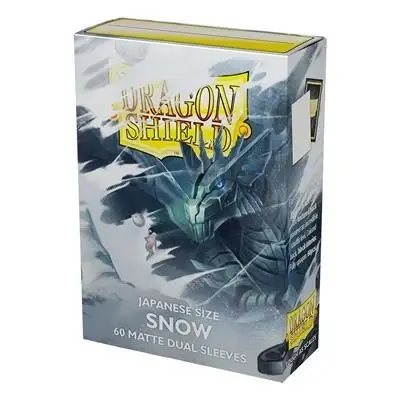 Dragon Shield Japanese Size Dual Matte Sleeves Snow Nirin 60 Sleeves Dragon Shield | Bästsäljare