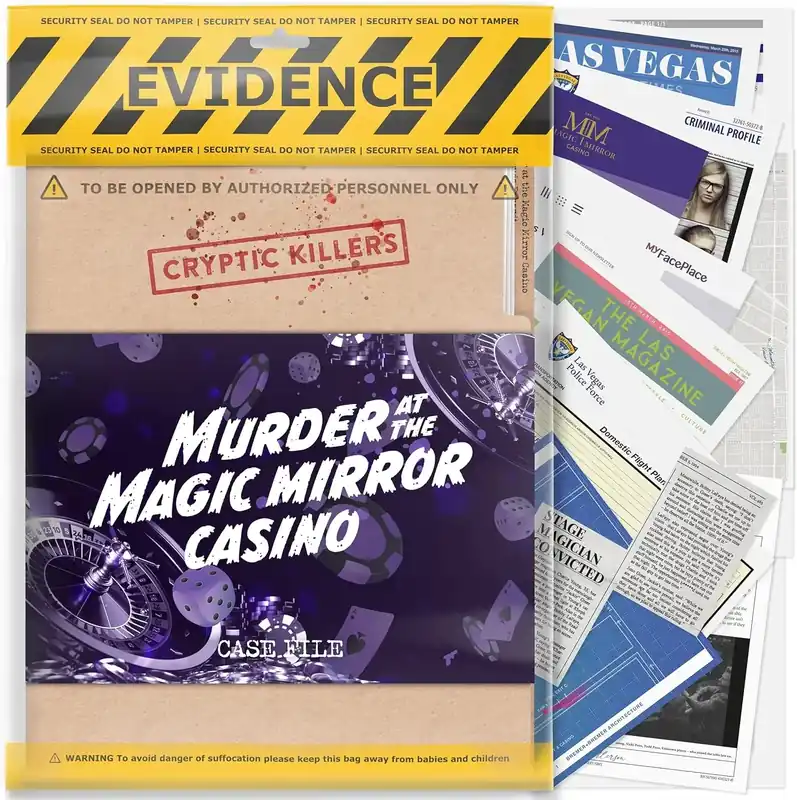Cryptic Killers Murder At The Magic Mirror Casino - Rabatt