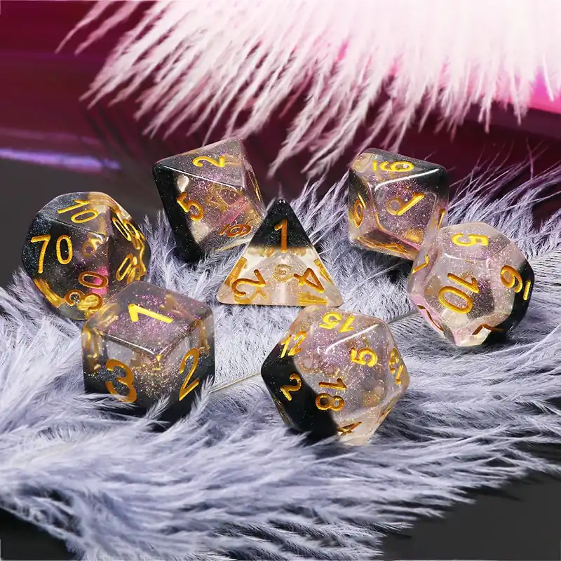 A Role Playing Dice Set Black Ice | Bara idag