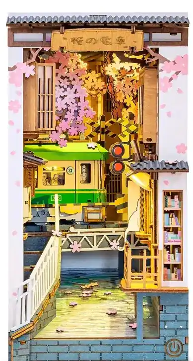 Sakura Densya Book Nook Kit Rolife Rolife - Fynd