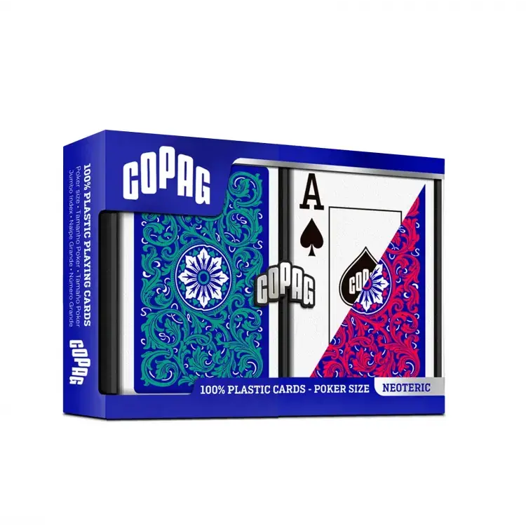 Mycket uppskattad | 1546 Neoteric Poker Size Jumbo Index playing cards double deck Red/Green
