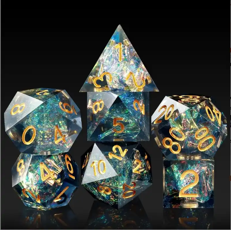 A Role Playing Dice Set - Blue Diamond | Tryggt köp