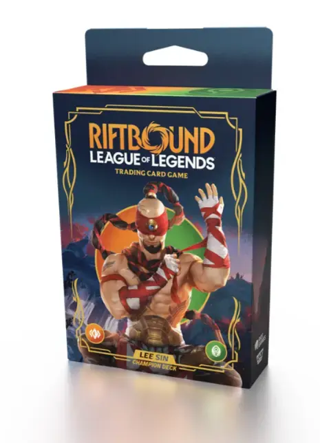 Nedsatt pris | Riftbound League of Legends TCG - Set One Origins Champion Deck - Lee Sin