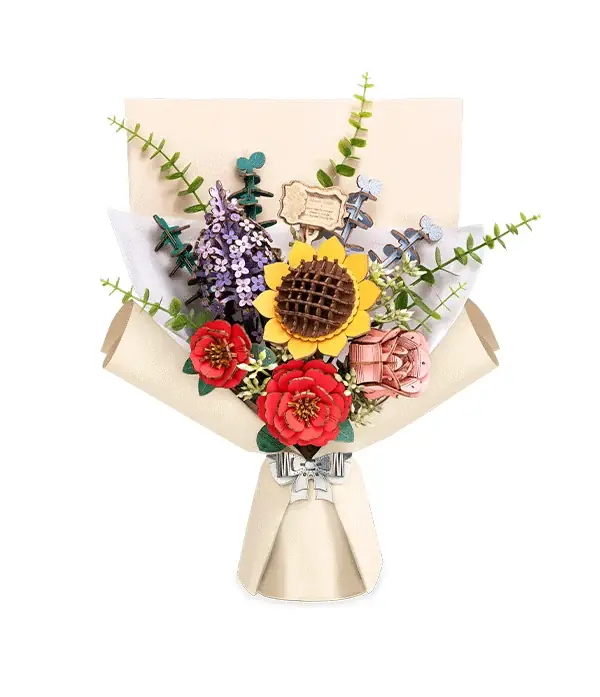 Nedsatt pris | Boquet - DIY Bookshelf Decoration Kit - Rolife