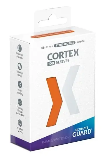 Ultimate Guard Cortex Sleeves Standard Size (100) - Orange - Nyligen lanserat