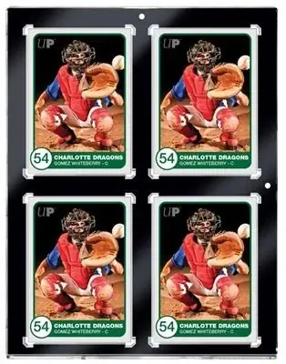 35PT 4-Card Black Border UV ONE-TOUCH Magnetic Holder - Favorit hos kunderna