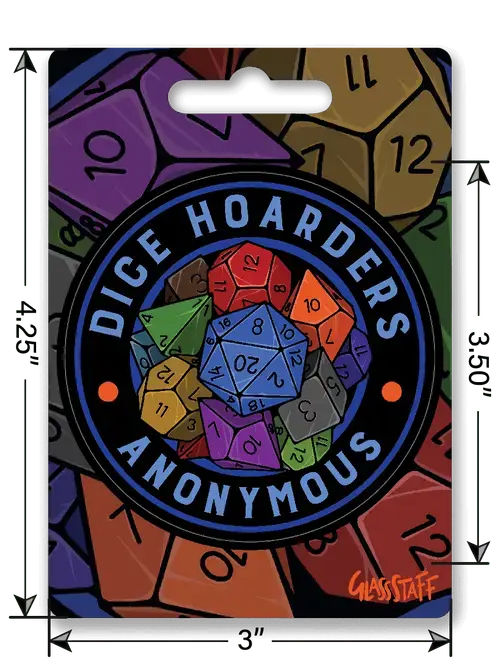Passa på | Dice Hoarders Anonymous Sticker