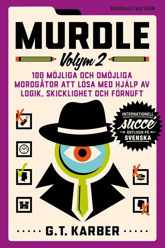 Ny produkt - Murdle. 100 möjliga och omöjliga mordgåtor att lösa med hjälp av logik, skicklighet och förnuft
