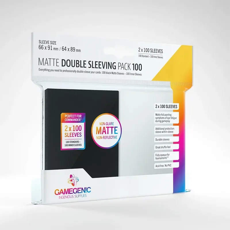 Matte Double Sleeving Pack (100) | Spara nu