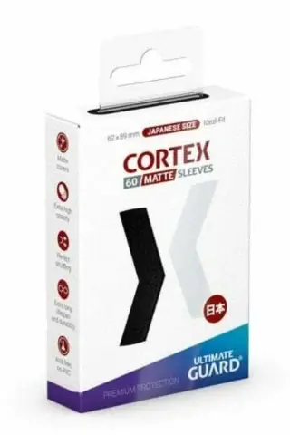 Ultimate Guard Cortex Sleeves Japanese Size Matte Black (60) - Köp online