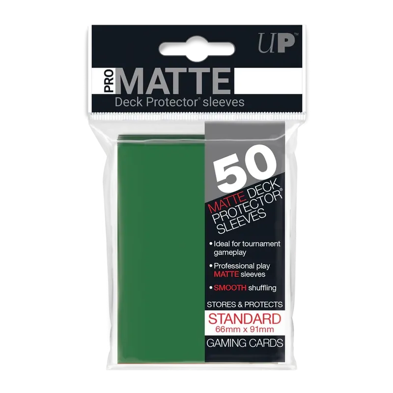 50ct Pro-Matte Green Standard Deck Protectors - Ny produkt