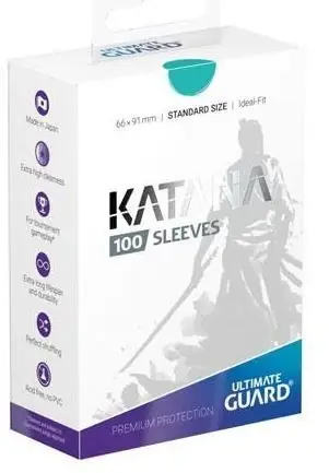 Ultimate Guard Katana Sleeves Standard Size Turquoise 100 Ultimate Guard | Snart slut