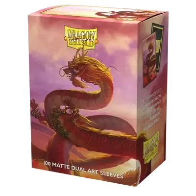 Dragon Shield Art Sleeves - Standard size - Matte Dual - Year of the Wood Dragon (100 Sleeves) | Lågt pris