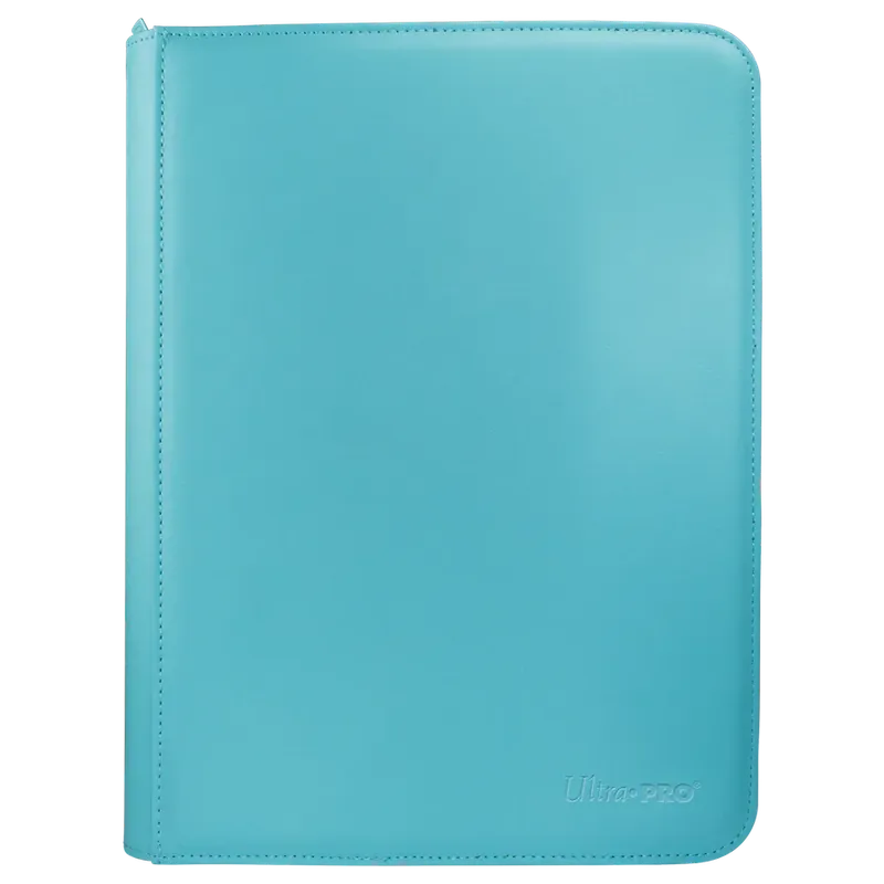 UP - Vivid 9-Pocket Zippered PRO-Binder - Light Blue - Professionell kvalitet