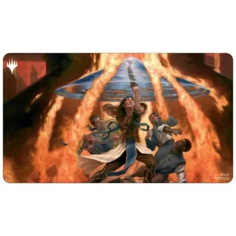 Bra pris | UP - Commander Masters Playmat Blue for Magic The Gathering