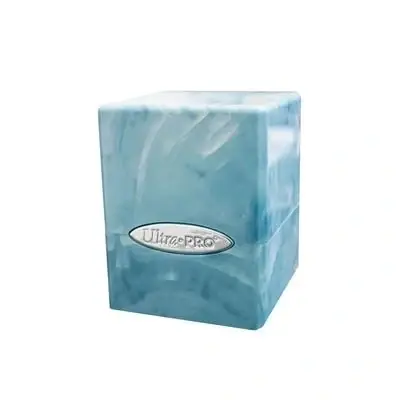 Marble Satin Cube - Light Blue / White - Spara mer
