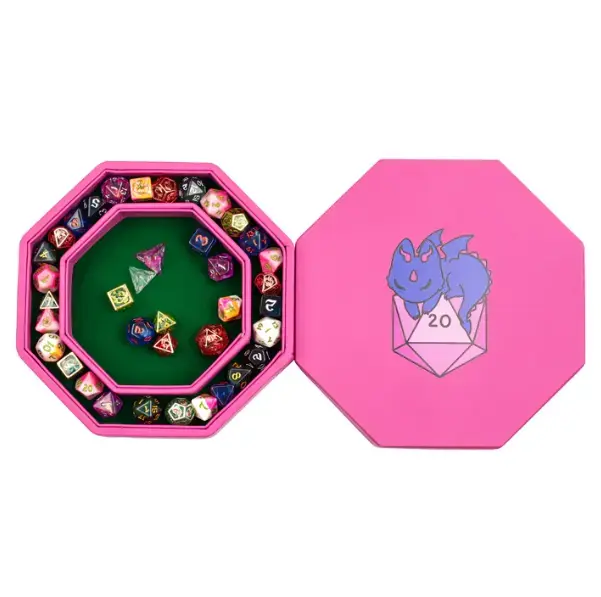 Kampanjen går snart ut | Heros Hoard Dice Tray And Keeper Dragon D20 Logo