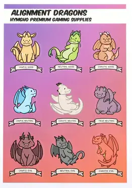 Expressfrakt | Alignment Dragons Sticker Set