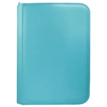 Mycket uppskattad - UP - Vivid 4-Pocket Zippered PRO-Binder - Light Blue