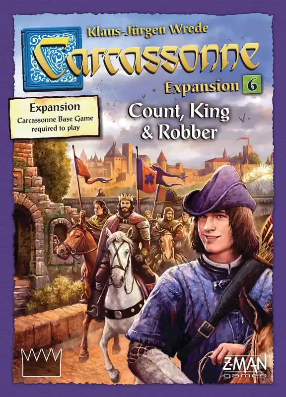 Carcassonne Expansion 6 Count, King & Robber - Nedsatt pris