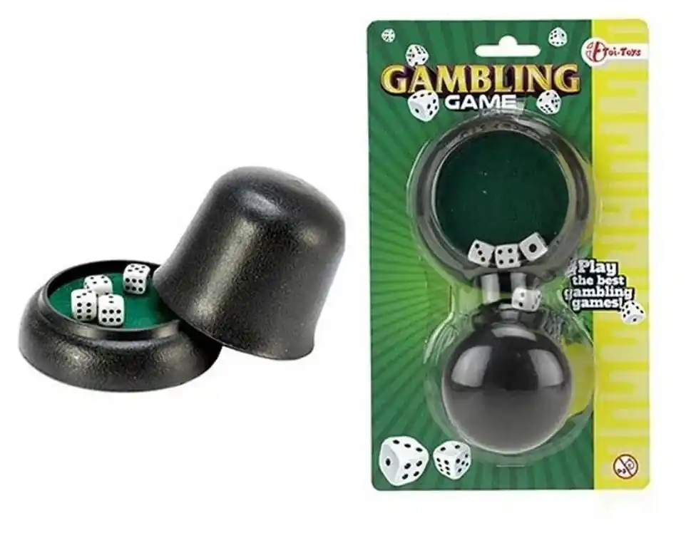 Bra pris just nu - Mini dice game - 5x dice + cup