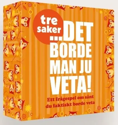 Det Borde Man Ju Veta Tre Saker | Nytt i webbutiken