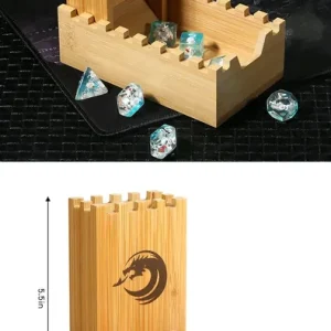 Wooden Dice Tower - Sänkt pris