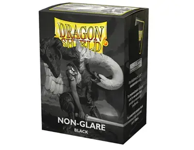 Dragon Shield Sleeves - Non-Glare Matte Black Standard Size V2 | Extra bra pris