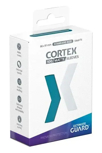 Smidig beställning - Ultimate Guard Cortex Sleeves Standard Size Matte Petrol (100)