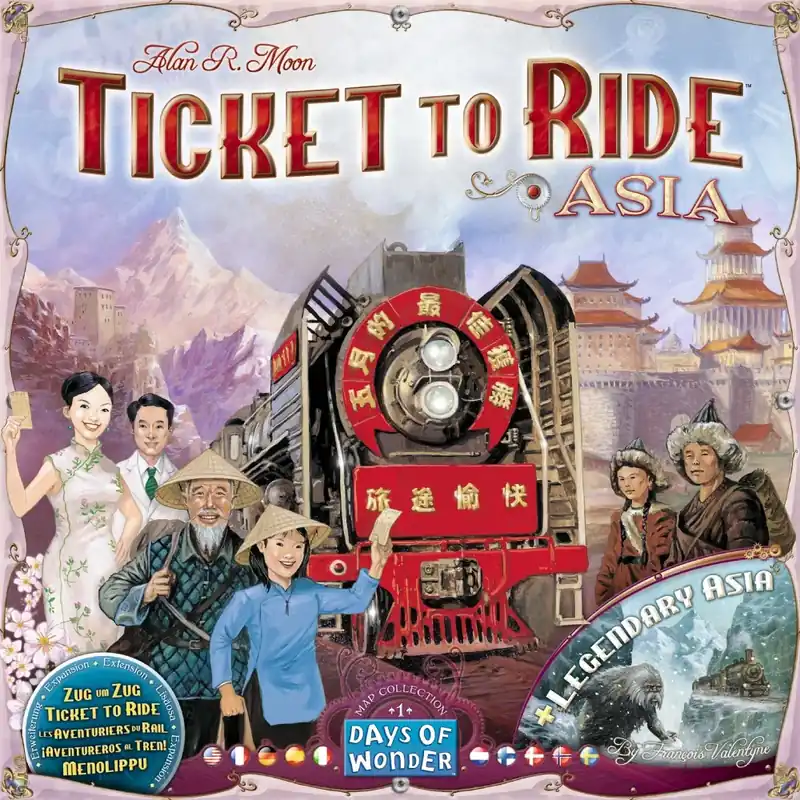 Ticket to Ride Map Collection Volume 1 - Team Asia & Legendary Asia | Expressfrakt