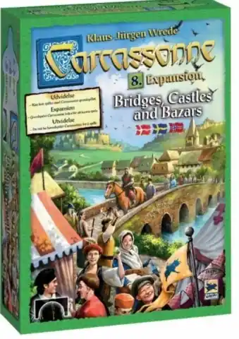 Premiumkvalitet | Carcassonne Bridges, Castles and Bazaars (sv)