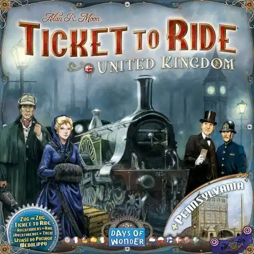 Spara nu - Ticket to Ride Map Collection Volume 5 - United Kingdom & Pennsylvania
