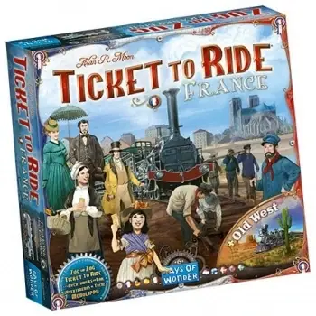 Ticket To Ride Map Collection 6france Old West - Endast denna vecka