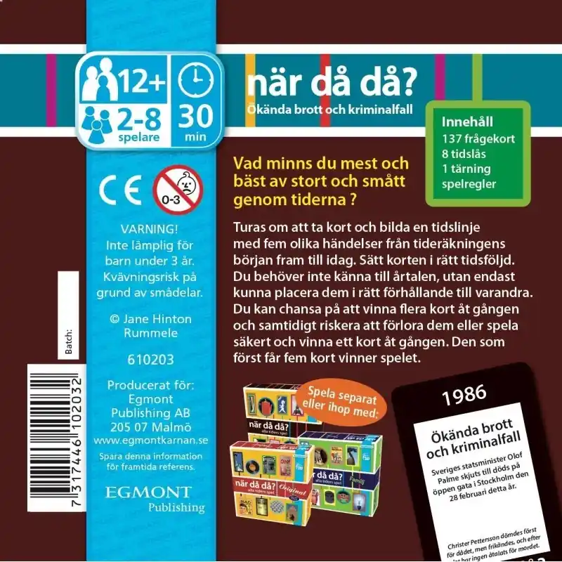 Ta chansen | Nar Da Da Okanda Brott Och Kriminalfall Pocket